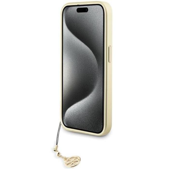 Guess - Guess iPhone 15 Pro Mobilskal Charms Collection - Grå