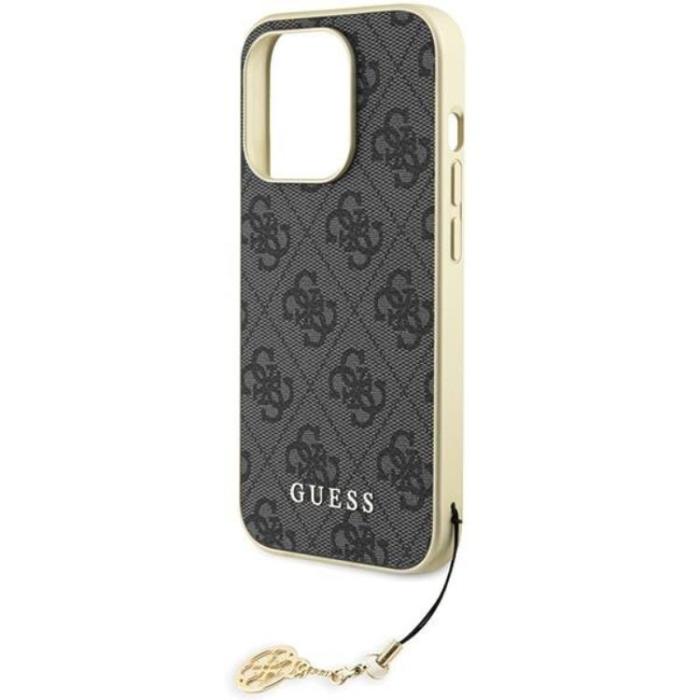 Guess - Guess iPhone 15 Pro Mobilskal Charms Collection - Grå
