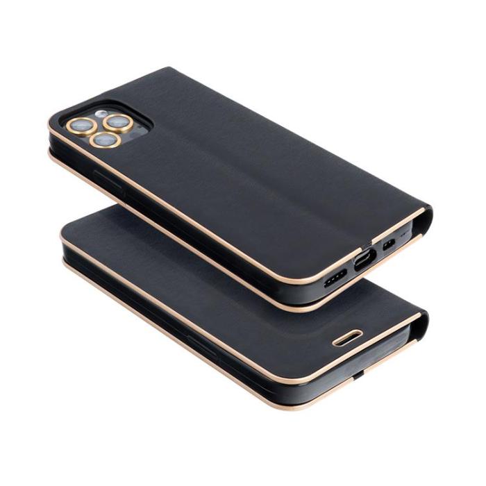 OEM - Xiaomi Redmi Note 13 Pro 4G Plånboksfodral Luna Guld - Svart
