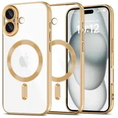 Tech-Protect - Tech-Protect iPhone 16 Mobilskal Magsafe Magflex - Shiny Guld