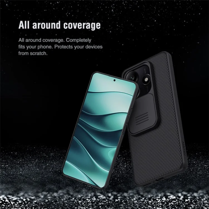 Nillkin - Nillkin Xiaomi Redmi Note 14 5G Mobilskal Camshield - Blå