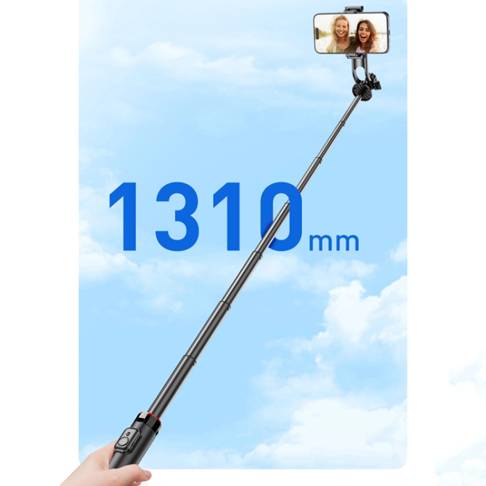 OEM - Selfiestick Teleskopstativ 1.3m Auminiumlegering Med Mobilhållare