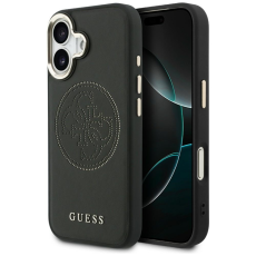 Guess - Guess Mobilskal F&ouml;r iPhone 17 MagSafe Perforated 4G - Svart