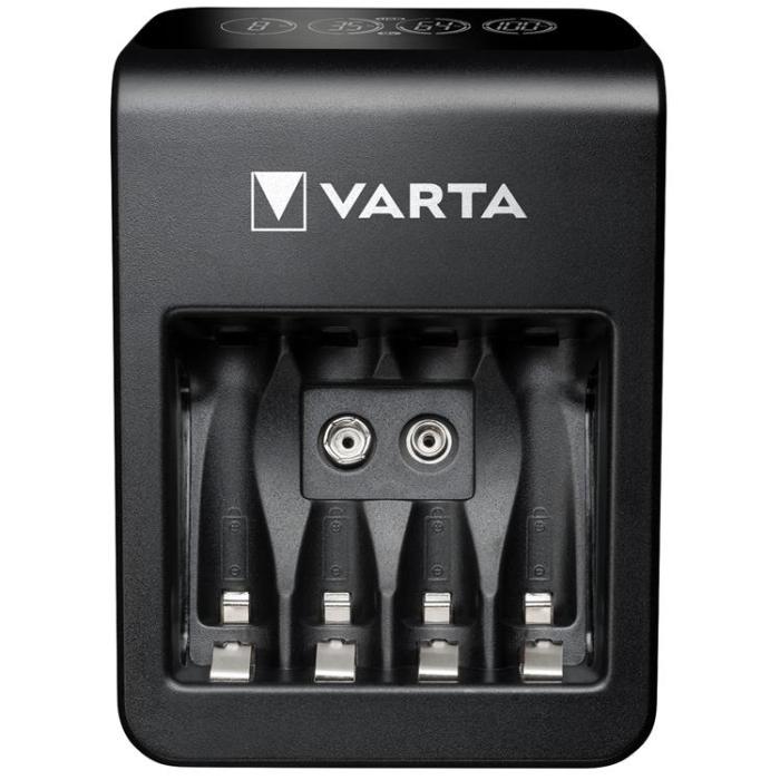 VARTA - Varta LCD Plug Carger + AA/AAA/9V + USB inkl 4xAA