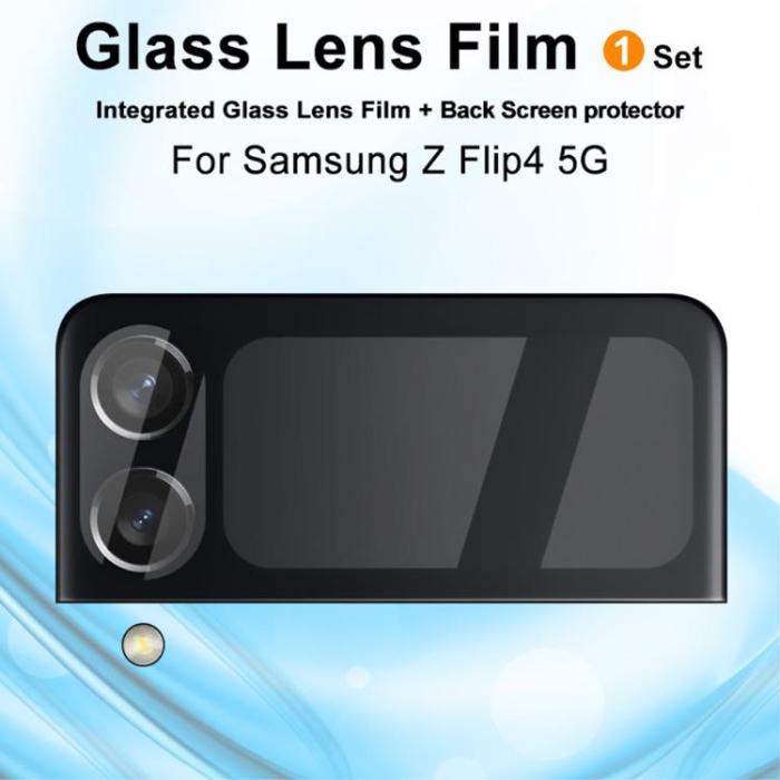 OEM - [2-PACK] Galaxy Z Flip 4 Kameralinsskydd i Härdat glas HD - Clear