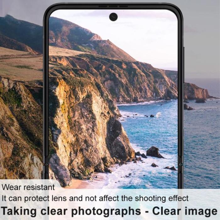 OEM - [2-PACK] Galaxy Z Flip 4 Kameralinsskydd i Härdat glas HD - Clear