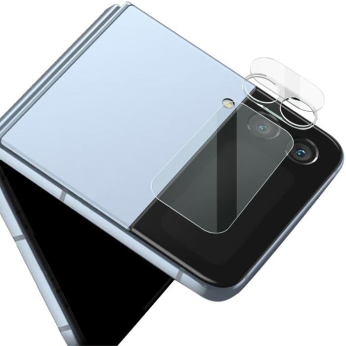 OEM - [2-PACK] Galaxy Z Flip 4 Kameralinsskydd i Härdat glas HD - Clear