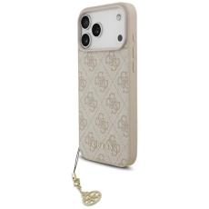 Guess - Guess iPhone 17 Pro Max Mobilskal MagSafe 4G Charms Collection - Rosa
