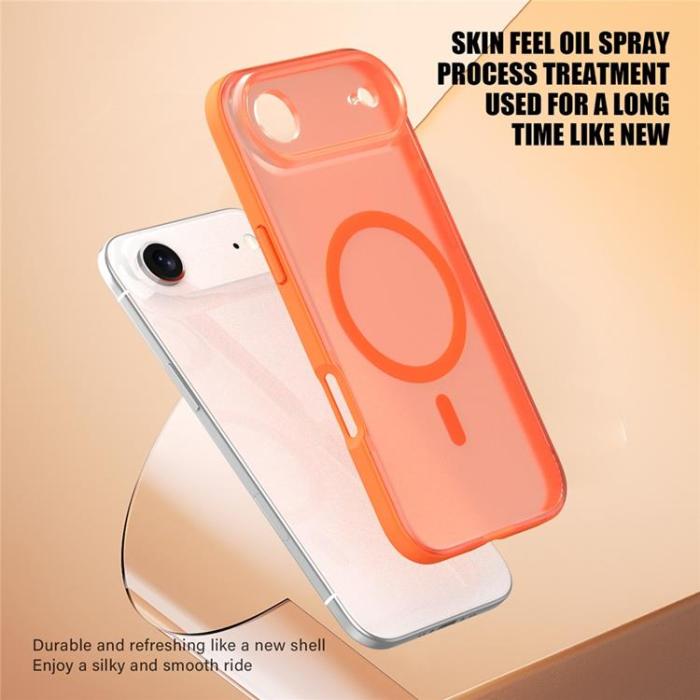 A-One Brand - iPhone 17 Air Mobilskal MagSafe Skin Feel - Svart