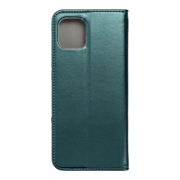 OEM - Xiaomi Redmi Note 11 Pro 4G/5G Plånboksfodral Smart Magneto - Mörkgrön