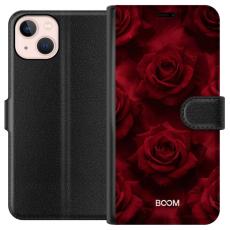 iSecrets - Pl&aring;nboksfodral till Apple iPhone 13 med Crimson Rose