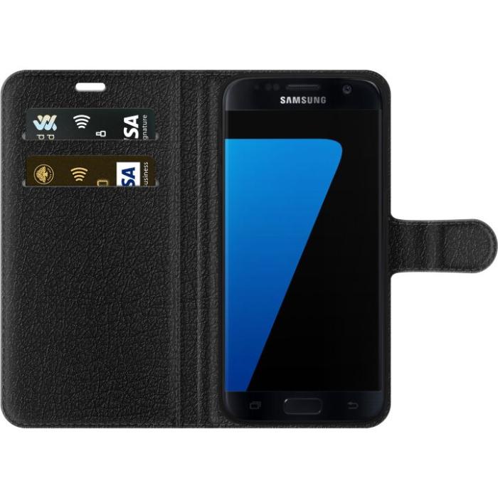 iSecrets - Plånboksfodral till Samsung Galaxy S7 med Leopard Bow