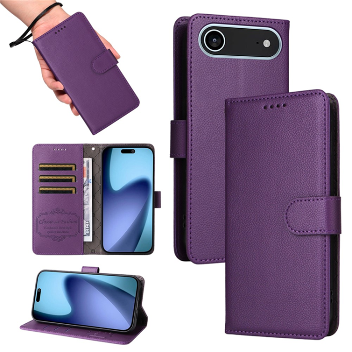 A-One Brand - iPhone Air Plånboksfodral RFID Blocking med Handledsrem