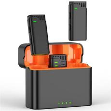 JMARY - JMARY Trådlös Lavaliermikrofon med 3.5mm + Typ-C + iP 3-i-1-Mottagare MW16