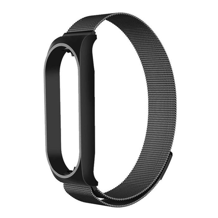 OEM - Xiaomi Mi Smart Band 5/6 Armband Metall 01