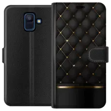 Gustaf - Pl&aring;nboksfodral till Samsung Galaxy A6 (2018) med Luxury Opulence