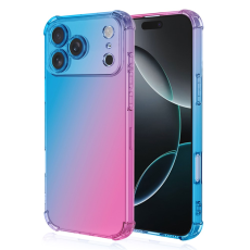 A-One Brand - iPhone 17 Pro Mobilskal Gradient Färg Anti-Drop - Blå/Rosa