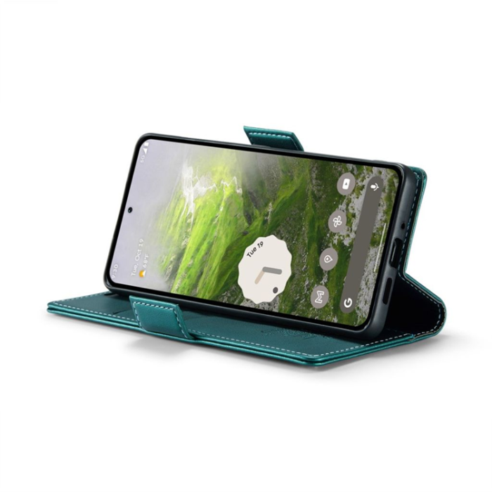 Caseme - Caseme Google Pixel 9 Pro/Pixel 9 Plånboksfodral 023 - Grön
