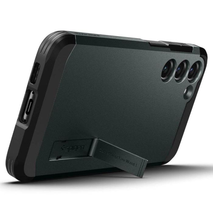 Spigen - Spigen Galaxy S23 Skal Tough Armor - Abyss Grön