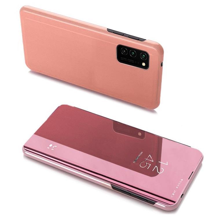 Galaxy A03s Skal Clear View - Rosa | 2353 | AlltMobil