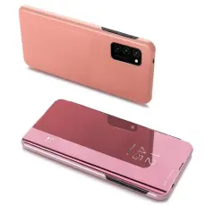 OEM - Galaxy A03s Skal Clear View - Rosa