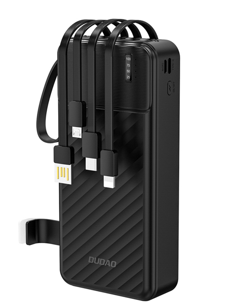 Dudao Powerbank K11 Pro 20000mAh med Kabel (Svart) | 505295 | AlltMobil