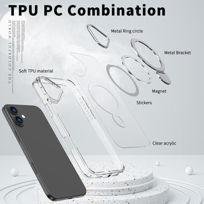 A-One Brand - iPhone 16 Mobilskal MagSafe Rotating Kickstand