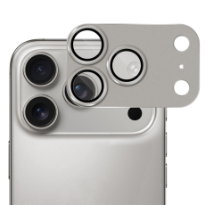 HAT PRINCE - Hat Prince iPhone 17 Pro Härdat Glas Kameralinsskydd AR Metal - Grå