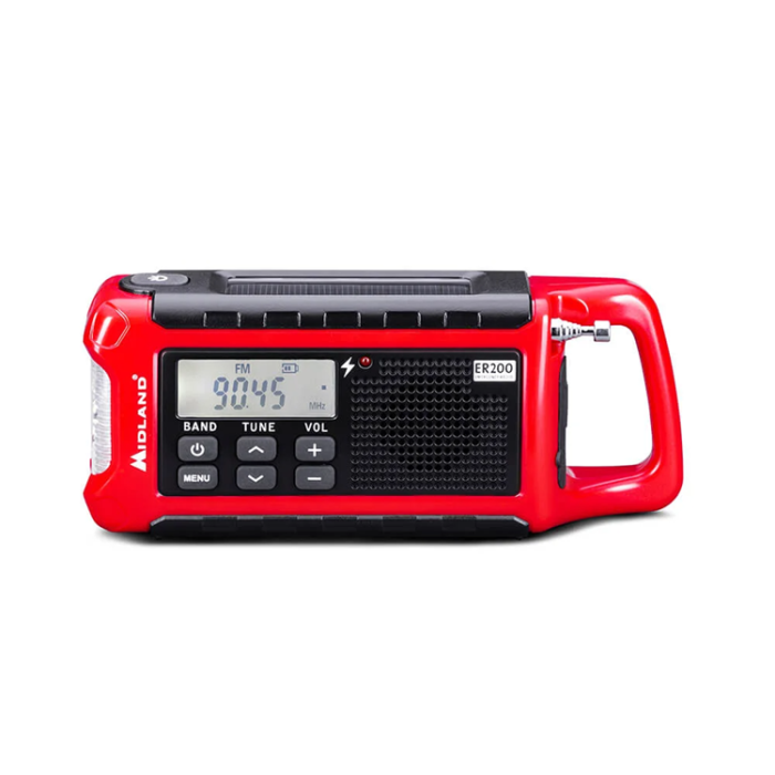 MIDLAND - Midland Nödradio ER200 - Röd/Svart