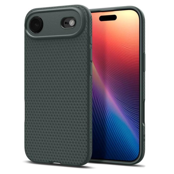 Spigen - Spigen iPhone Air Mobilskal Liquid Air - Abyss Grön