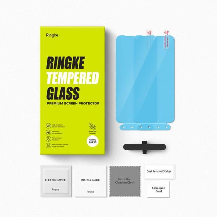 Ringke - [2-Pack] Ringke Xiaomi Redmi Note 12 5G Härdat Glas Skärmskydd