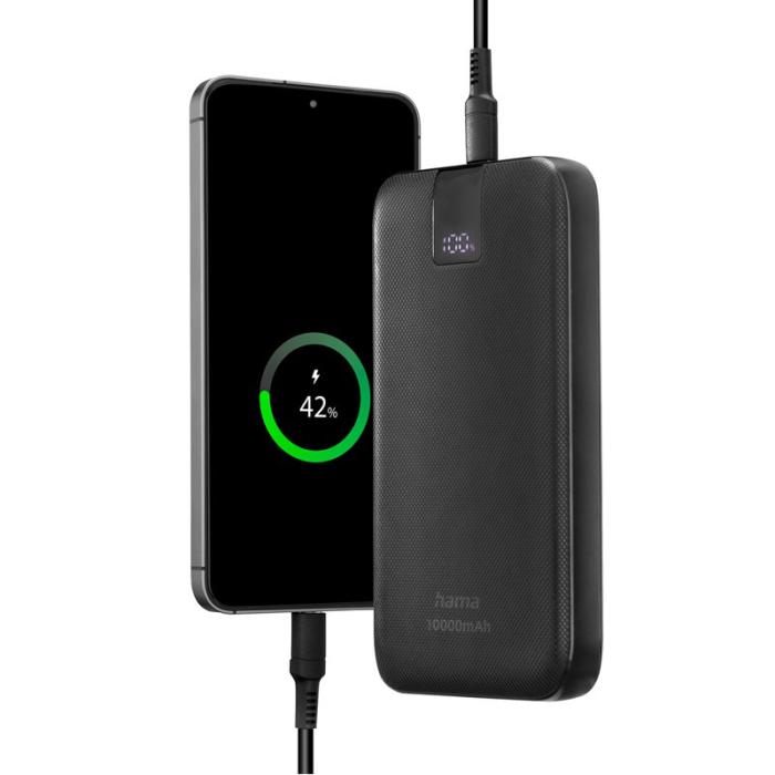 Hama - HAMA Powerbank Pd 10000mah 2xUSB-C+1xUSB-A Antracit