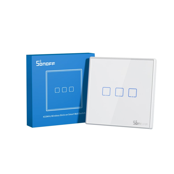 Sonoff - Sonoff T2EU3C-RF Sticky 433MHz Wireless RF Remote