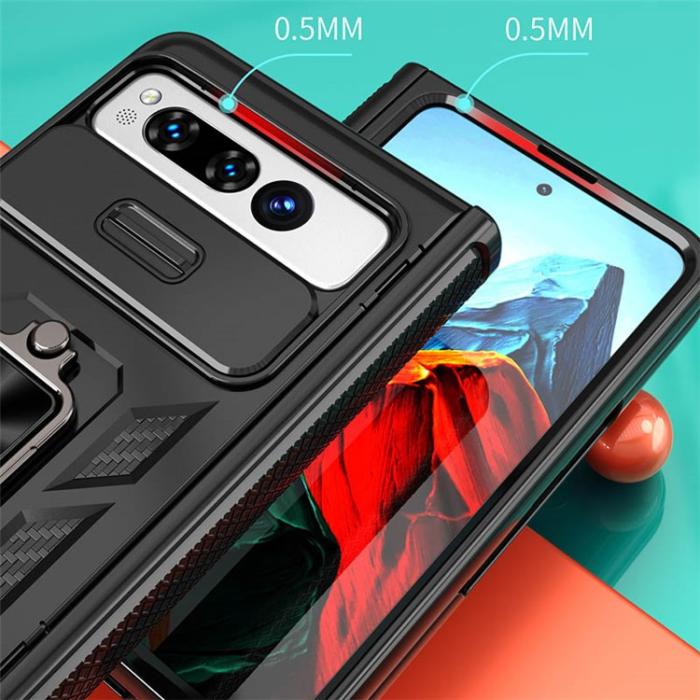 OEM - Google Pixel Fold Mobilskal Kickstand Magnetic - Svart