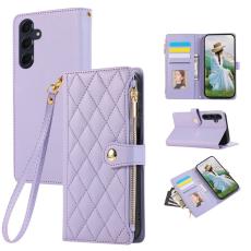OEM - Mobilfodral f&ouml;r Samsung Galaxy S26 Konstl&auml;der Flera kortfack - Lila