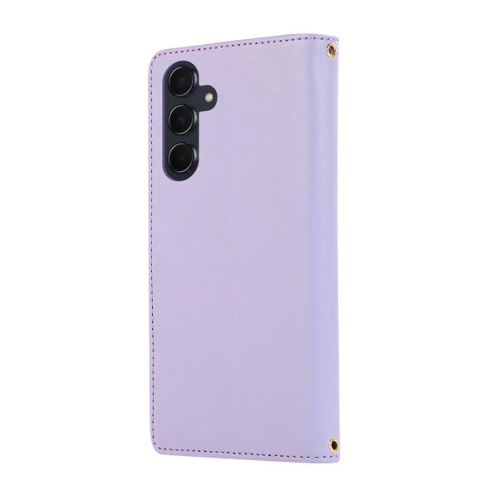OEM - Mobilfodral för Samsung Galaxy S26 Konstläder Flera kortfack - Lila