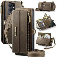 Caseme - CaseMe Pl&aring;nboksfodral f&ouml;r Samsung Galaxy S26 Ultra Konstl&auml;der RFID - Brun