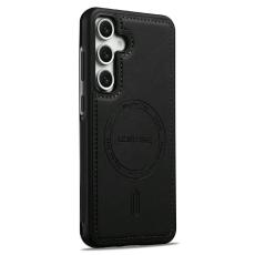 LC.imeeke - LC.IMEEKE Mobilskal f&ouml;r Samsung Galaxy S26 Plus Magnetiskt PU + TPU - Svart