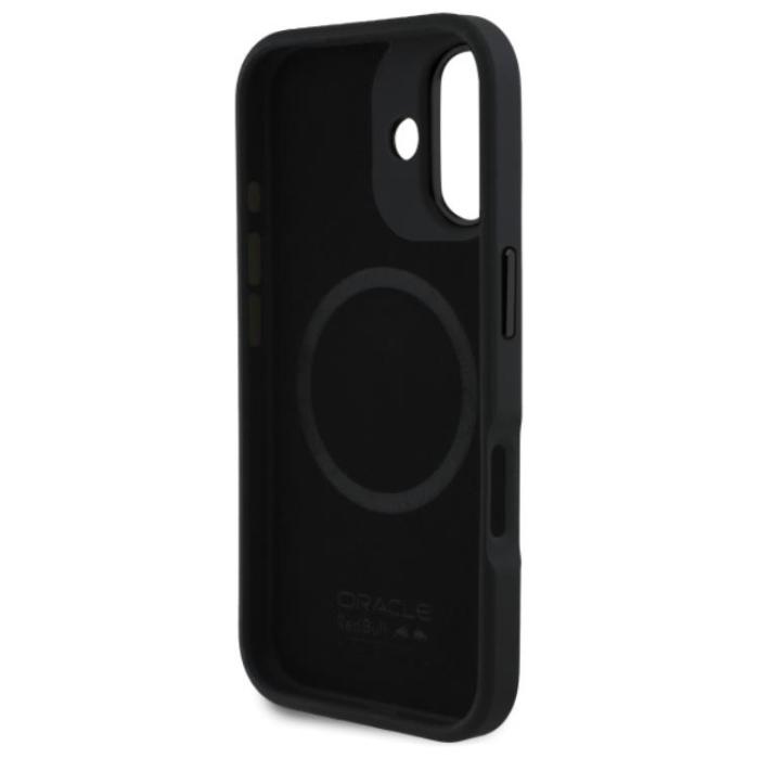 Red Bull - Red Bull iPhone 16 Plus Mobilskal MagSafe Läder Red Ring - Navy