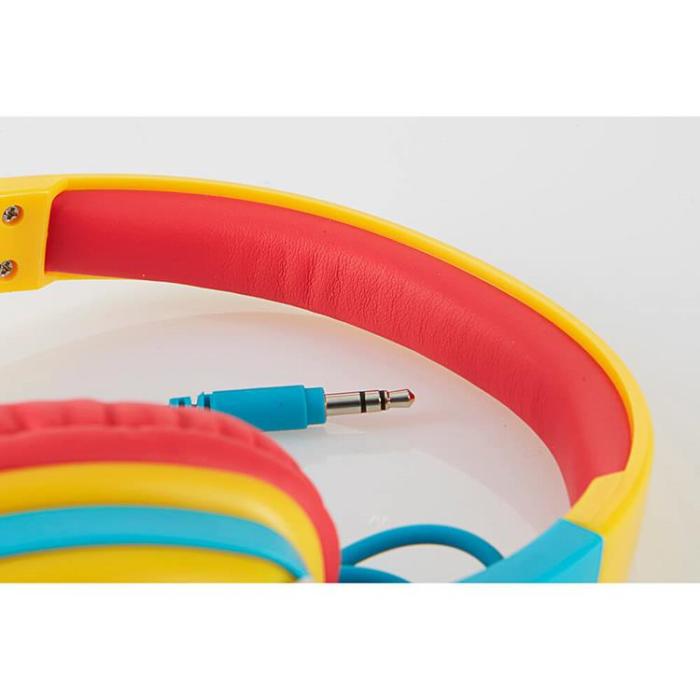 EMOJI - EMOJI Hörlurar Flip'N'Switch Junior On-Ear Trådad 80dB - Blå