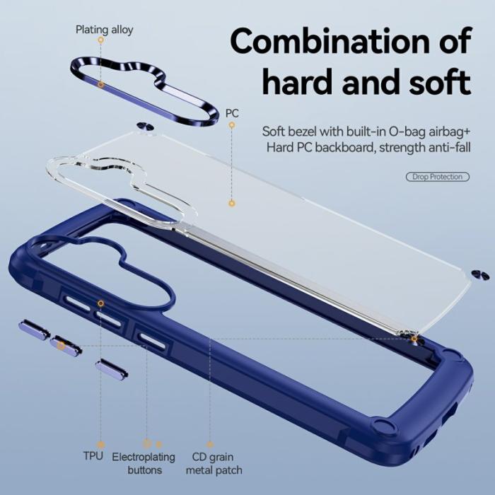 OEM - Mobilskal för Samsung Galaxy S26 Anti-Drop PC + TPU - Blå
