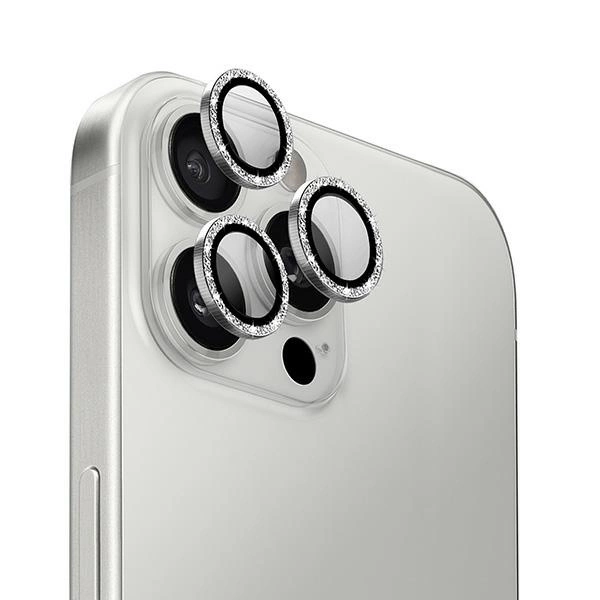 UNIQ iPhone 16 Pro/16 Pro Max Kameralinsskydd Härdat Glas Optix - Vit | 5468 | AlltMobil