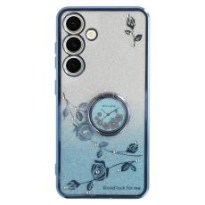 KADEM - KADEM Mobilskal f&ouml;r Samsung Galaxy S26 Ring Kickstand TPU - Bl&aring;