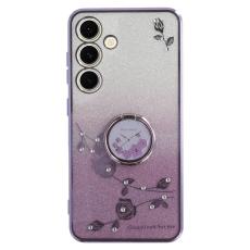 KADEM - KADEM Mobilskal f&ouml;r Samsung Galaxy S26 Ring Kickstand TPU - Lila