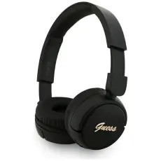 Guess - Guess Over-Ear H&ouml;rlurar Bluetooth 5.3 Metal Logo Script - Svart