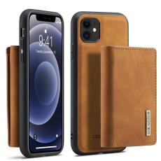 DG.MING - DG.MING M1 Wallet Mobilskal med Kickstand f&ouml;r iPhone 11 - Brun