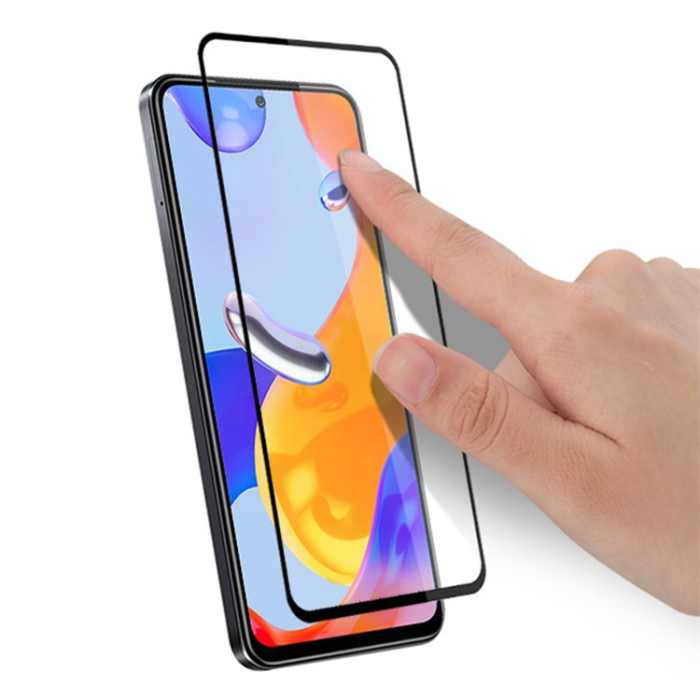 OEM - [1-PACK] Xiaomi Redmi Note 11/11S Härdat Glas Skärmskydd - Svart