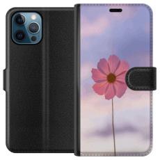 iSecrets - Plånboksfodral till Apple iPhone 12 Pro med Rosa blomma