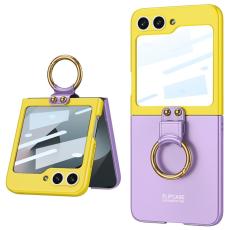 GKK - GKK Samsung Galaxy Z Flip7 FE Fodral PU+PC - Lila
