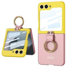 GKK - GKK Samsung Galaxy Z Flip7 FE Fodral PU+PC - Rosa